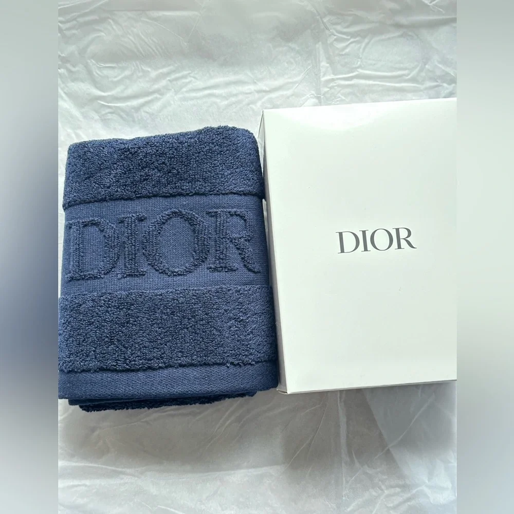 Dior Navy Towel with Box
